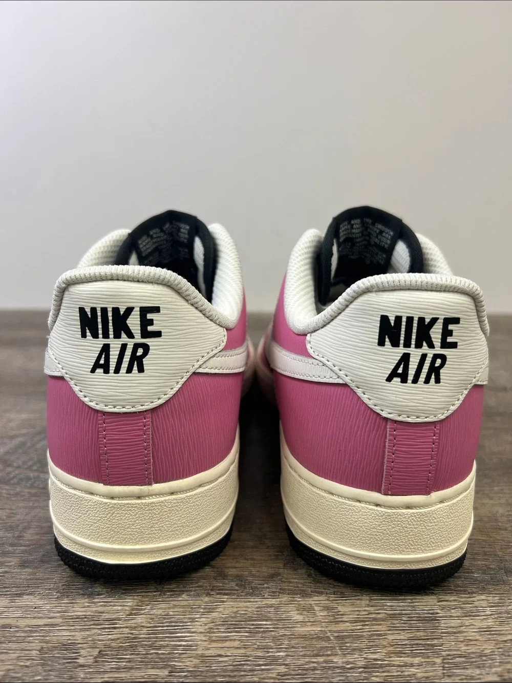 Nike Air Force 1 Low Nike By You Custom Black Pink White Women’s Size 8